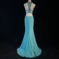 Sexy Prom Dress Split Beading Gala Dress Evening Dress Customized Dress D2257