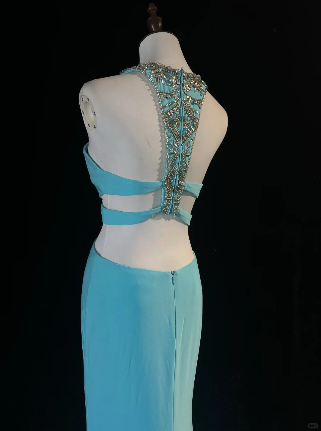 Sexy Prom Dress Split Beading Gala Dress Evening Dress Customized Dress D2257