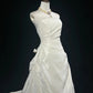 Elegant Prom Dress Strapless Beading Pleated Wedding Dress Evening Dress Customized Dress D2258