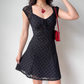 Cute Women Dress A Line Print Summer Vacation Dress Teeage Girl Date Dress   D2259