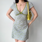 Vacation Summer Dress A Line V-neckShort Skirt Women Teenage Girl Seaside Date Dress D2277