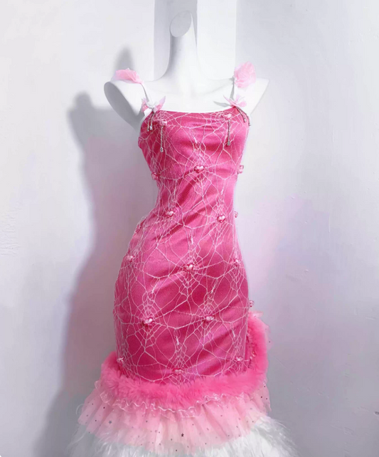 Pretty Homecoming Dress Tight Spaghetti Straps Short Prom Dress Party Dress Birthday Outfits Cocktail Dress  D2284