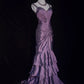 Elegant Prom Dress Spaghetti Straps Pleated Tiered Mermaid Dress Evening Dress Gala Dress D2293