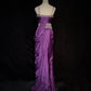 Charming Long Prom Dress Spaghetti Straps Sequins Pleated Evening Dress Gala Dress Business Dinner Dress D2296