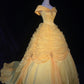 Sweet Customized Ball Gown Off the Shoulder Pleated Tulle Evening Dress Gala Dress Party Dresses Princess Dress D2300