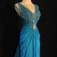 Customized Formal Long Prom Dress Backless Pleated Evening Dress Gala Dress Party Dresses Birthday Outfits D2303