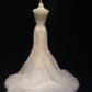 Elegant Wedding Dress Spaghetti Straps Lace Train Wedding Dress Evening Dress Gala Dress  D2304