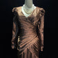 Elegant Prom Dress V-neck Pleated Floor Length Evening Dress Gala Dress Business Dinner Dress D2305
