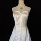 Pretty Wedding Dress A Line Strapless Train Wedding Dress Gala Dress Prom Dress D2312