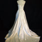 Pretty Wedding Dress A Line Strapless Train Wedding Dress Gala Dress Prom Dress D2312