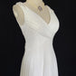 Charming Wedding Dress V-neck Pleated Backless Wedding Dress Gala Dress Prom Dress D2313