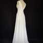 Charming Wedding Dress V-neck Pleated Backless Wedding Dress Gala Dress Prom Dress D2313