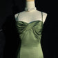 Pretty Prom Dress Spaghetti Straps Pleated Evening Dress Gala Dress Business Dinner Dress D2314