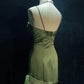 Pretty Prom Dress Spaghetti Straps Pleated Evening Dress Gala Dress Business Dinner Dress D2314