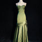 Pretty Prom Dress Spaghetti Straps Pleated Evening Dress Gala Dress Business Dinner Dress D2314
