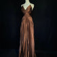 Gorgeous Prom Dress Spaghetti Straps Pleated Business Dinner Dress Evening Dress Gala Dress D2315