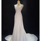 Charming Prom Dress V-neck Beading Pleated Gala Dress Business Dinner Dress Evening Dress D2318