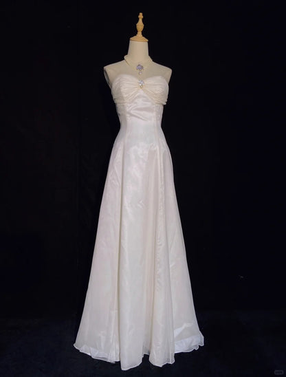 Elegant Prom Dress A Line Sweetheart Neck Pleated Gala Dress Business Dinner Dress Evening Dress D2319