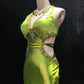 Charming Prom Dress V-neck Beading Split Gala Dress Business Dinner Dress Evening Dress Prom Gown D2320