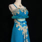 Pretty Prom Dress Spaghetti Straps Floor Length Gala Dress Evening Dress Business Dinner Dress  D2323