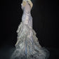 Beauty Prom Dress One Shoulder Tulle Ruffle Gala Dress Evening Dress Business Dinner Dress   D2324