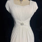 Charming Prom Dress Square Neck Pleated Gala Dress Evening Dress Business Dinner Dress Prom Gown  D2327