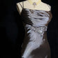 Pretty Prom Dress Spaghetti Straps Pleated Backless Prom Gown Evening Dress Gala Dress Business Dinner Dress   D2349