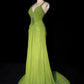 Charming Prom Dress Spaghetti Straps Pleated Backless Prom Gown Gala Dress Business Dinner Dress Evening Dress   D2350