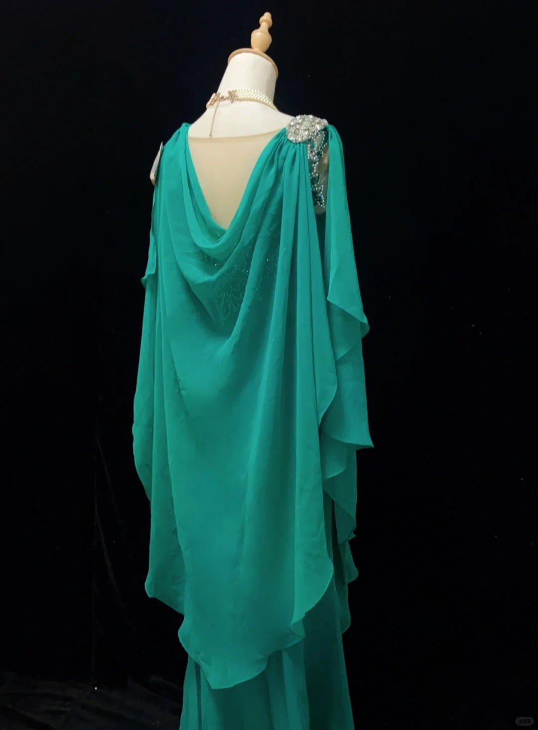 Elegant Prom Dress Crew Neck Rhinestone Mermaid Prom Gown Gala Dress Business Dinner Dress Evening Dress D2352