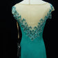 Elegant Prom Dress Crew Neck Rhinestone Mermaid Prom Gown Gala Dress Business Dinner Dress Evening Dress D2352