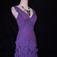 Charming Prom Dress V-neck Pleated Long Prom Gown Business Dinner Dress Gala Dress Evening Dress   D2353