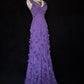 Charming Prom Dress V-neck Pleated Long Prom Gown Business Dinner Dress Gala Dress Evening Dress   D2353