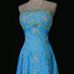 Sweet Prom Dress A Line Strapless Embriodered Prom Gown Gala Dress Party Dress Evening Dress Princess Dress  D2358