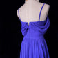 Beauty Prom Dress A Line Spaghetti Straps Pleated Prom Gown Business Dinner Dress Evening Dress Gala Dress  D2360