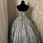 Beauty Ball Gown Strapless Pleated Prom Gown Evening Dress Sweet 16 Dress Princess Dress D2362