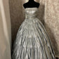 Beauty Ball Gown Strapless Pleated Prom Gown Evening Dress Sweet 16 Dress Princess Dress D2362