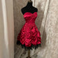 Charming Homecoming Dress Sweetheart Pleated Tulle Short Prom Gown Evening Dress Party Dress Cocktail Dress  D2364