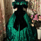 Elegant Ball Gown Off Shoulder Print Prom Dress Evening Dress Dancing Dress Princess Dress   D2369