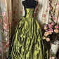 Pretty Prom Dress Spaghetti Straps Ball Gown Evening Dress Birthday Dress Sweet 16 Dress    D2381