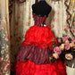 Cute Prom Dress Strapless Pleated Ball Dress Evening Dress Birthday Dress Sweet 16 Dress  D2394