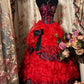 Cute Prom Dress Strapless Pleated Ball Dress Evening Dress Birthday Dress Sweet 16 Dress  D2394