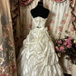Elegant Wedding Dress Strapless Pleated Prom Dress Evening Dress Birthday Party Dress Wedding Dress  D2395