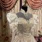 Elegant Wedding Dress Long Sleeves Ruffle Ball Gown Evening Dress Wedding Dress   D2399