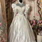 Elegant Wedding Dress Long Sleeves Ruffle Ball Gown Evening Dress Wedding Dress   D2399