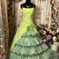Cute Prom Dress Spaghetti Straps Pleated Tulle Ball Gown Evening Dress Birthday Party Dress  D2402