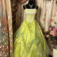 Sweet Prom Dress Spaghetti Straps Pleated Ball Gown Evening Dress Dance Dress Birthday Party Dress  D2409