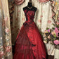 Elegant Prom Dress Spaghetti Straps Tulle Ball Gown Evening Dress Dance Dress Birthday Party Dress  D2410