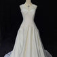 Elegant Wedding Dress A Line Floor Length Prom Dress Evening Dress Gala Dress Birthday Party Dress  D2430
