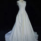 Elegant Wedding Dress A Line Floor Length Prom Dress Evening Dress Gala Dress Birthday Party Dress  D2430