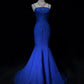 Robe de bal élégante à bretelles spaghetti, style sirène, robe de soirée, robe de gala, robe de dîner d'affaires, D2450